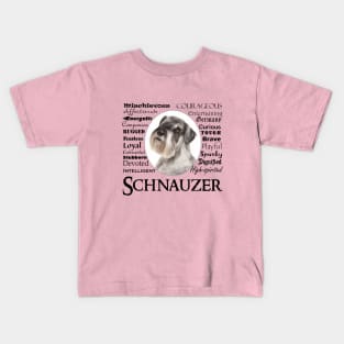 Schnauzer Traits Kids T-Shirt